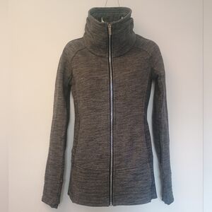 Lululemon Radiant Jacket II Heathered Core Dark Grey Size: 4